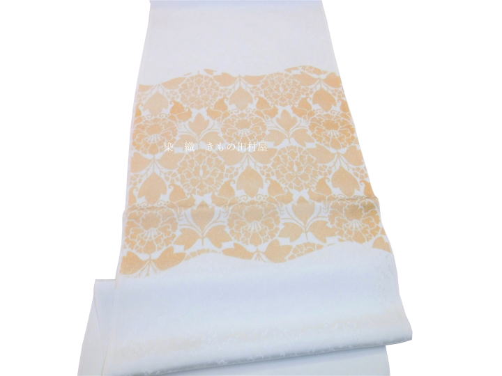 京都・和小物さくら SACRA 帯揚げ 「 金摺華紋 」 k370 田村屋 